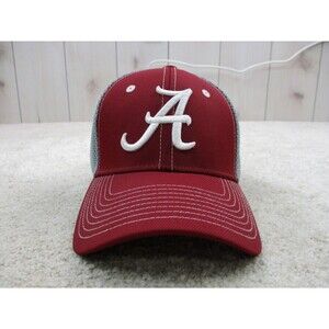 Alabama Crimson Tide Hat Cap Fitted Adult Medium Large Red Zephyr Football Mens